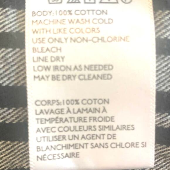 Urban Outfitters Boyfriend Shirt M Womens Black Plaid Button Up Flannel Cowgirl - Picture 5 of 6